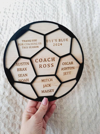 Thank-you Coach Plaque