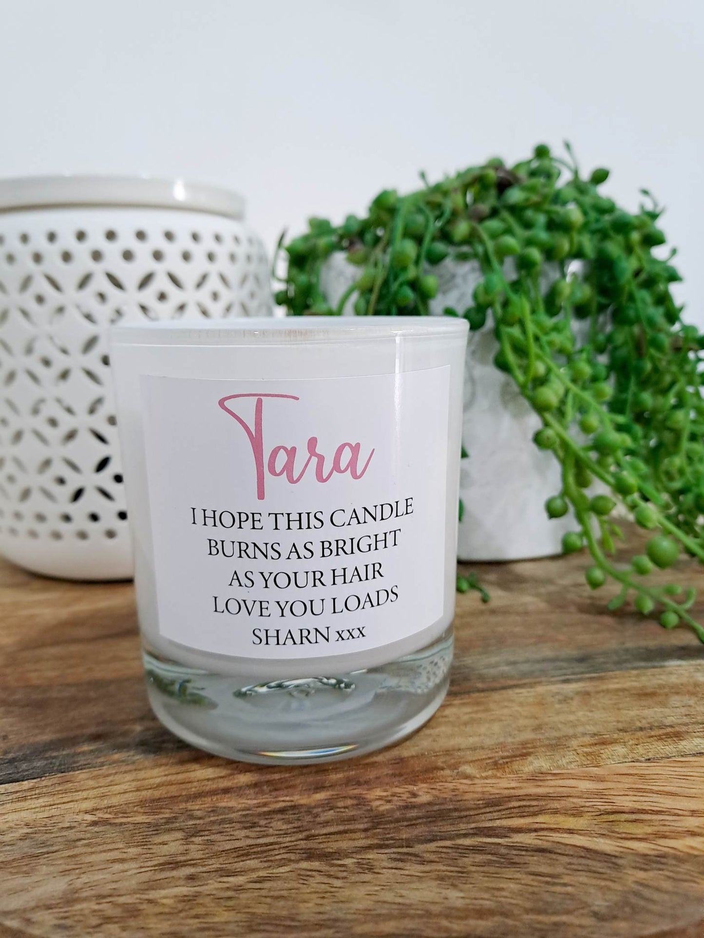 Personalised Candles