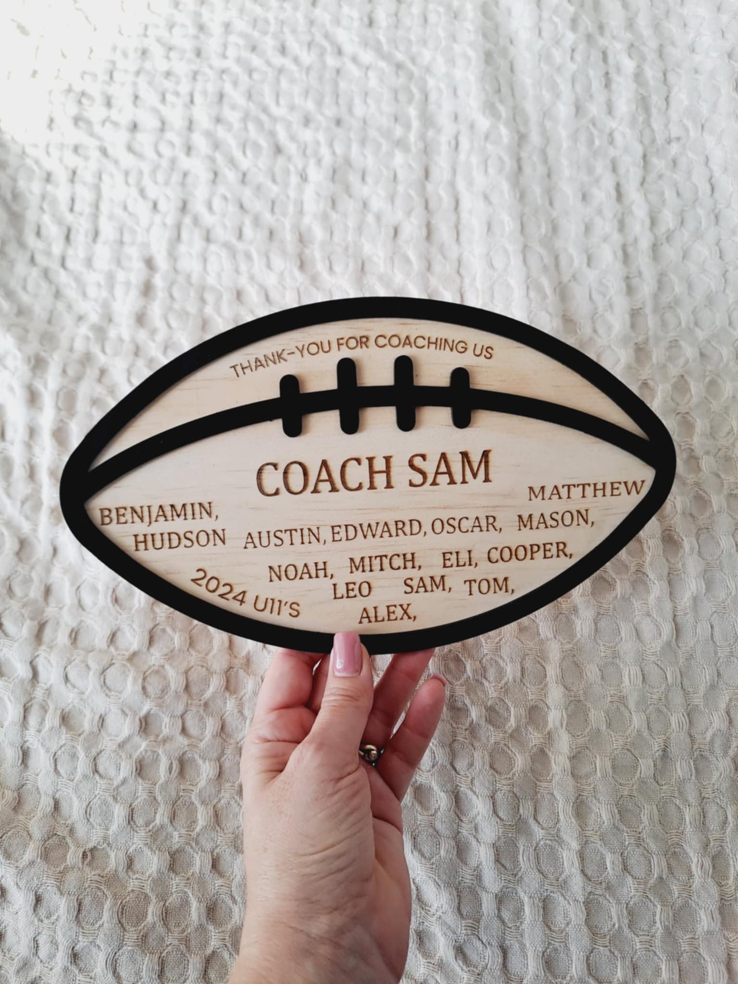 Thank-you Coach Plaque