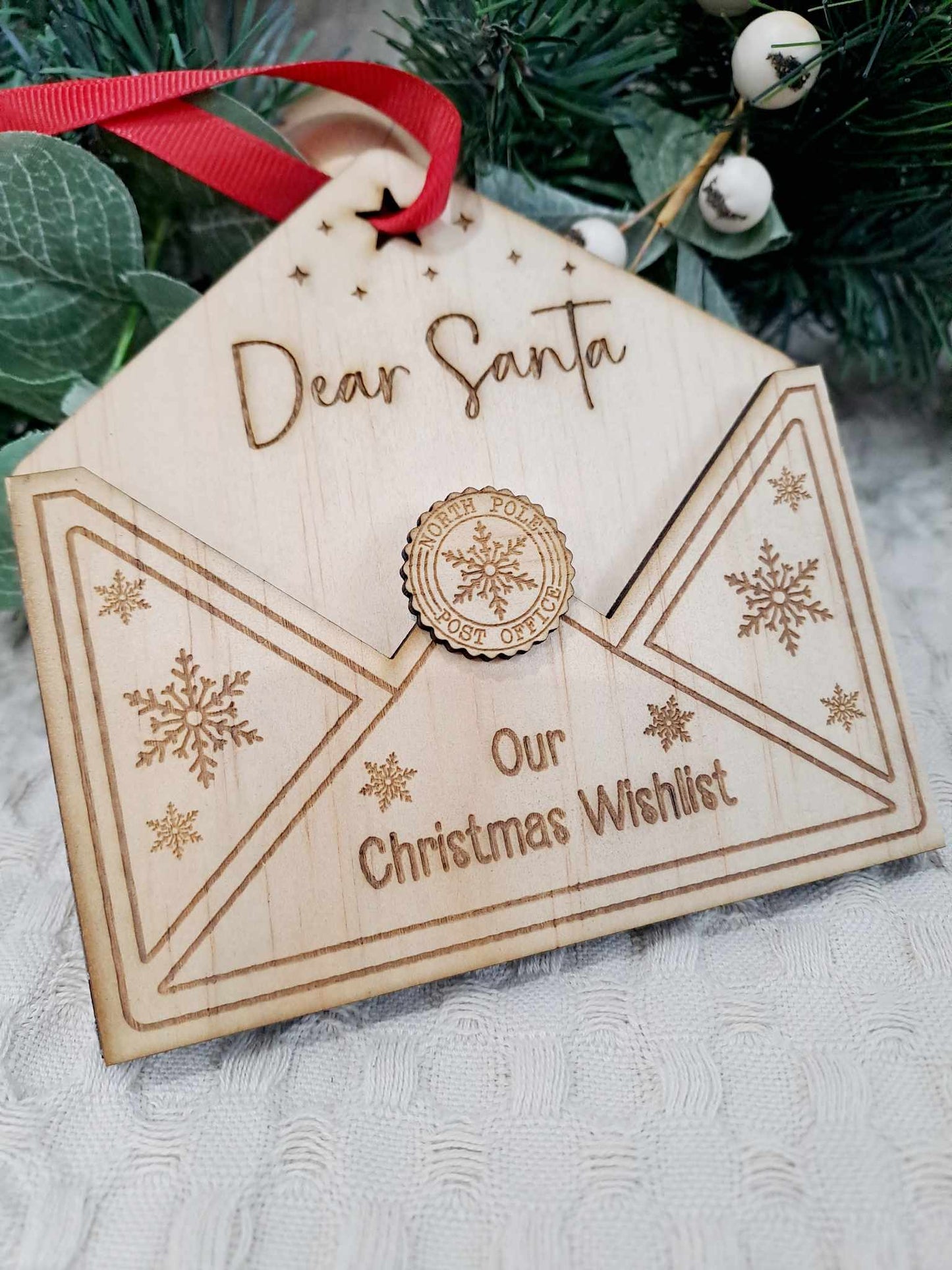 Santa Letter Ornament