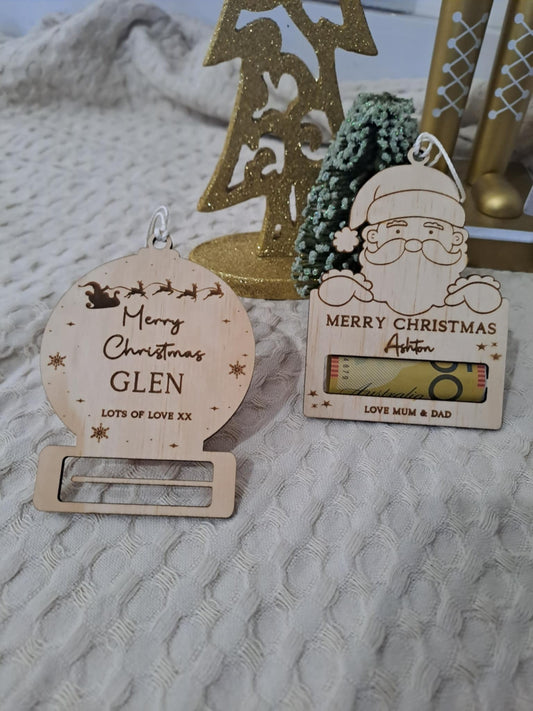 Money Holder Christmas Ornament