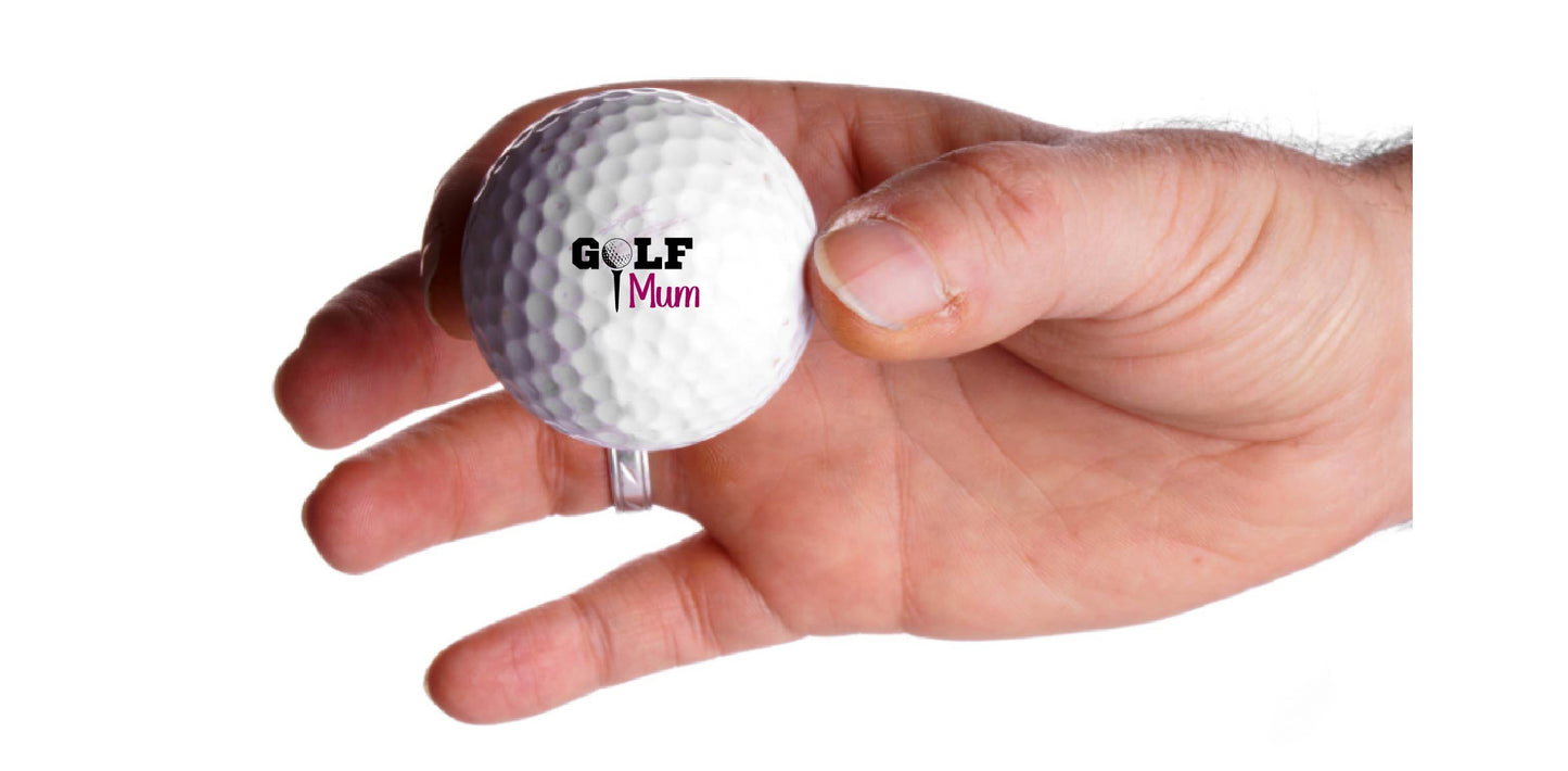 Personalised Golf ball - Set of 3 - Golf Mum