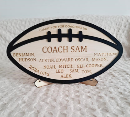 Thank-you Coach Plaque