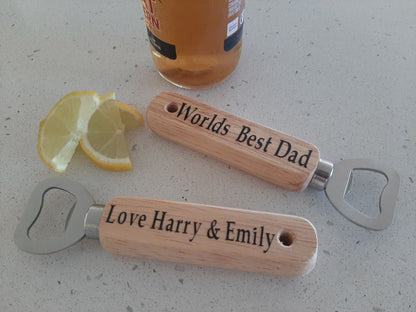 Wooden Bottle Openers